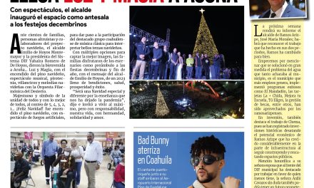 Portada Región Fronteriza [4 de diciembre de 2022] Llega Luz y magia a Acuña; realizan Telemaratón del Club Rotario y más…