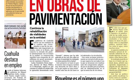 Portada Región Fronteriza [6 de diciembre de 2022] Capufe trabaja  en obras de pavimentación; coronan a la reina de la Navidad y más…