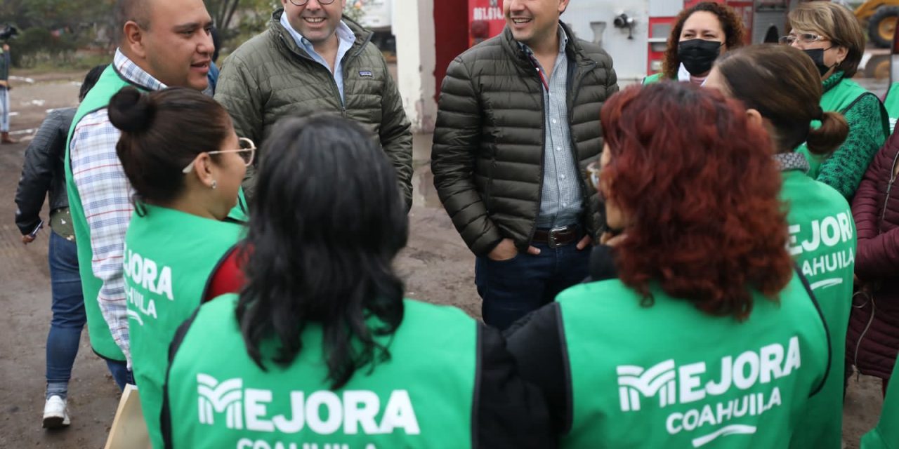 Avanzan obras del programa Mejorando Ando en la Carbonífera