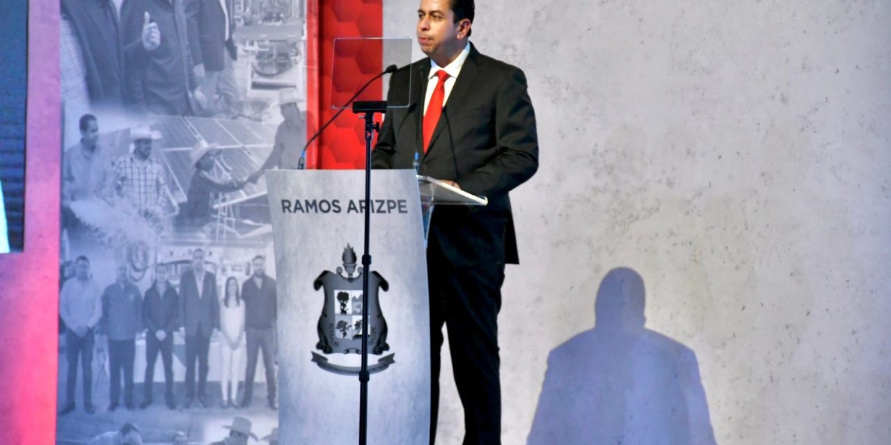 Chema Morales presenta Primer Informe en Ramos Arizpe