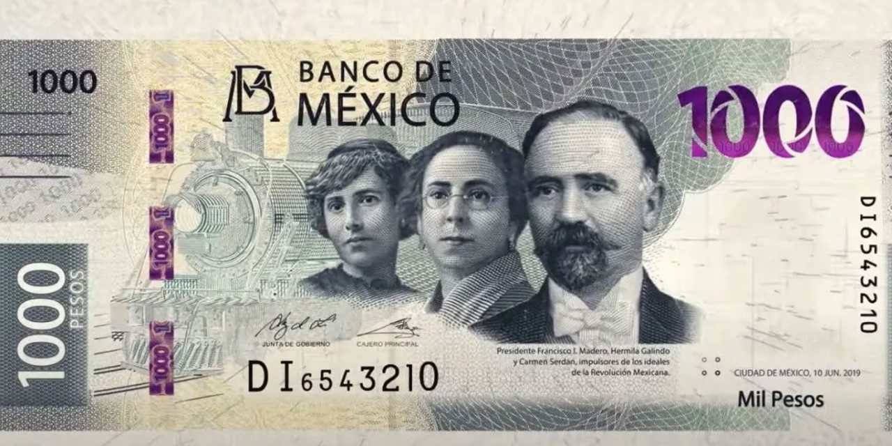 El Banco de México comienza a retirar los billetes de $1,000 pesos