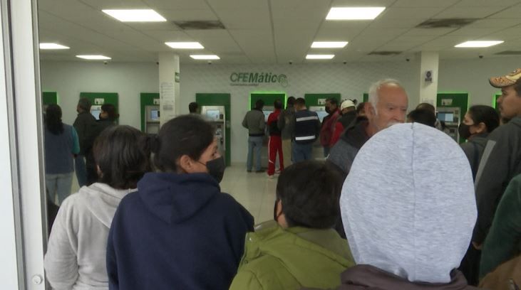 Fallan cajeros automáticos de CFE en Saltillo