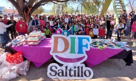 Llevan Gobierno Municipal y DIF Saltillo alegría a zonas rurales
