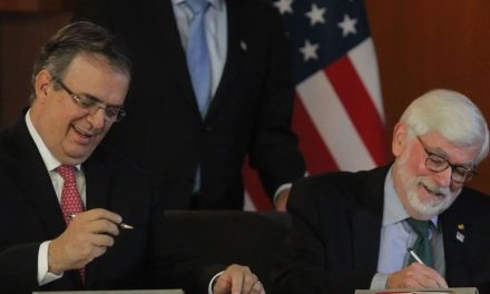 Firma Marcelo Ebrard Declaración de Amistad por 200 años de relación entre México y Estados Unidos