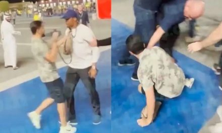 Video: Samuel Eto’o golpea brutalmente a youtuber en Qatar