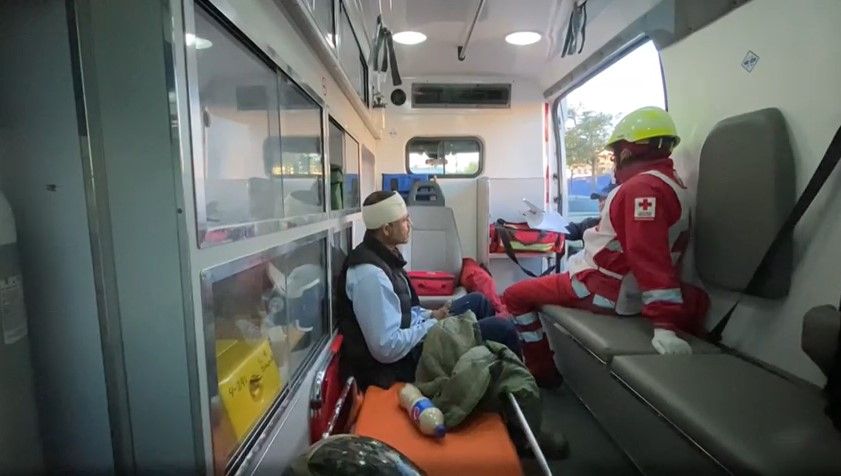 Motociclista golpea su cabeza contra el suelo en el bulevar Isidro López