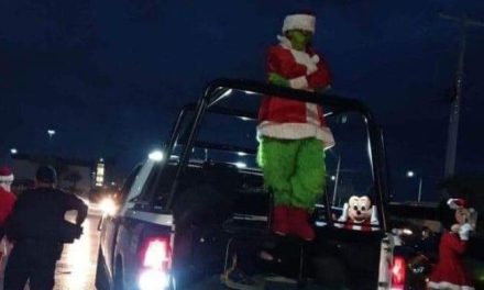 Por ‘robarse la navidad’ detienen al Grinch en Tamaulipas