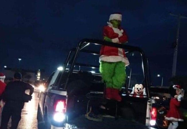 Por ‘robarse la navidad’ detienen al Grinch en Tamaulipas