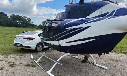 Aseguran helicóptero en pista clandestina de San Luis Potosí