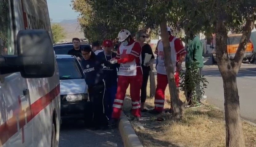 Mujer embarazada termina lesionada tras accidente en Saltillo
