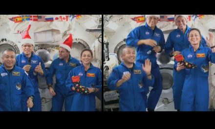¡Feliz Navidad sin gravedad! Astronautas de la NASA envían mensaje navideño (video)