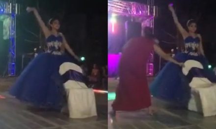 Video: Señora entrometida arruina el vals de una quinceañera y se hace viral
