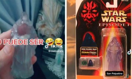 Abuelita le reza durante 15 años al villano de Star Wars… lo confundió con un santo
