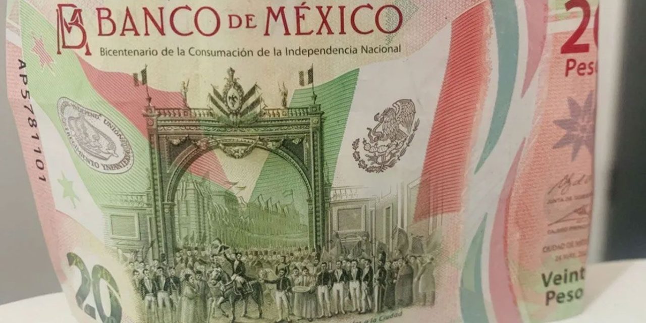 Billete de 20 pesos dejará de circular en 2025; se sustituirá por monedas