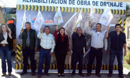 Diana Haro da solución a problemas de drenaje