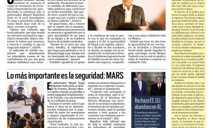 Portada Región Centro [10 de enero de 2023] Renuncia Manolo: buscaré la gubernatura del estado; vendrían reajustes empleos en AHMSA y más…