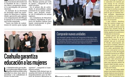 Portada Región Centro [15 de enero de 2023] Manolo Jiménez lleva precampaña a municipios; destacan beneficios de aumento salarial a policías y más…