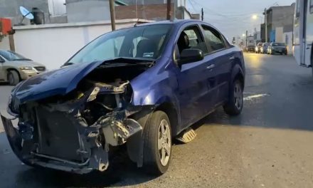 Ignoró señal de alto y causa choque en Saltillo