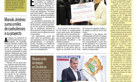 Portada Región Fronteriza [29 de enero de 2023] Apoyan la vista de adultos mayores; piden mejoras en transporte y más…