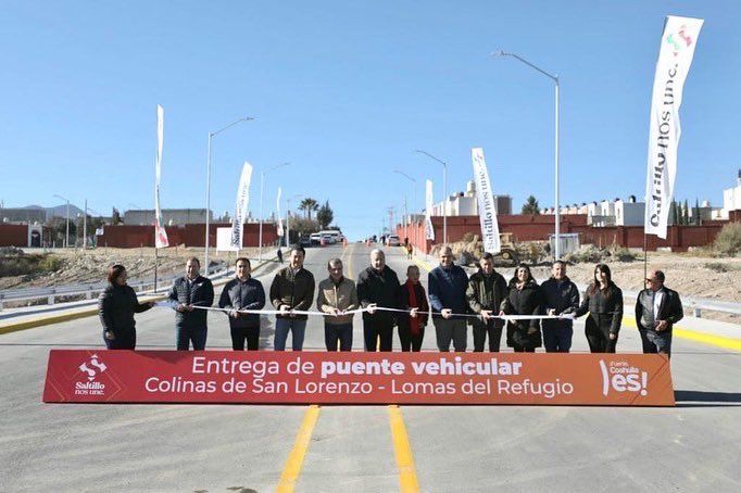 Miguel Riquelme entrega obra al sur de Saltillo