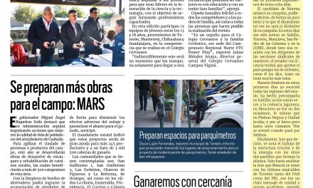 Portada Región Laguna[22 de enero de 2023] Román Cepeda inaugura torneo regional en Torreón; Comenzará el próximo lunes jornada de asesorías en Torreón; y más….
