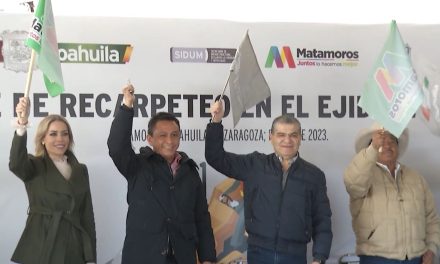 Arranca Riquelme obras de recarpeteo en ejido La Purísima
