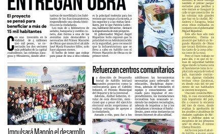 Portada RCG Media [21 de enero de 2023] Riquelme y Chema entregan obra; Refuerzan centros comunitarios y más…