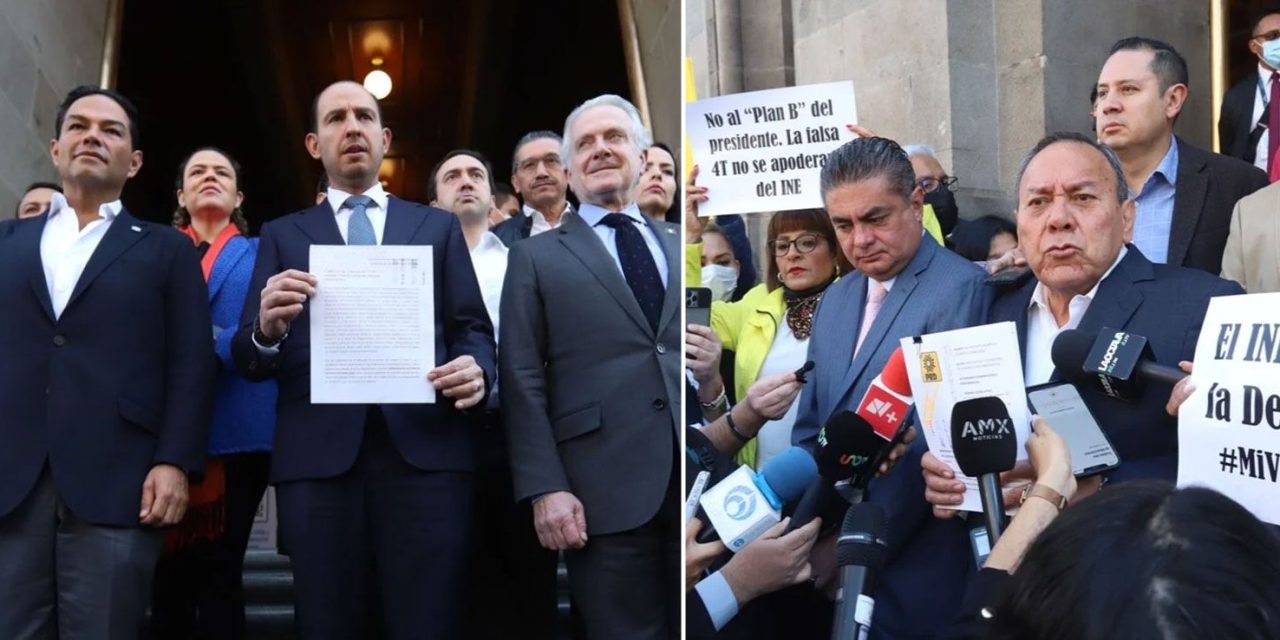 Impugnan PAN y PRD ‘Plan B’ electoral de AMLO: buscan invalidar reforma a Ley de Comunicación