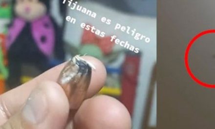 Video: Familia entra en pánico cuando bala perdida entra a su cuarto en Tijuana