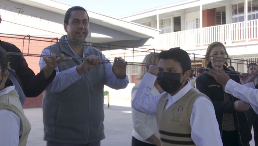 Tendrán cancha de usos múltiples en secundaria Francisco Coss de Ramos Arizpe