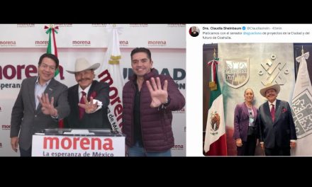 Guadiana se reúne con Sheinbaum y anuncia con el dirigente nacional de MORENA: ‘vamos a ir con todo’