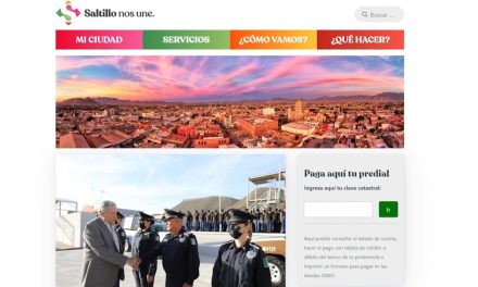 Invita municipio de Saltillo a pagar predial por internet
