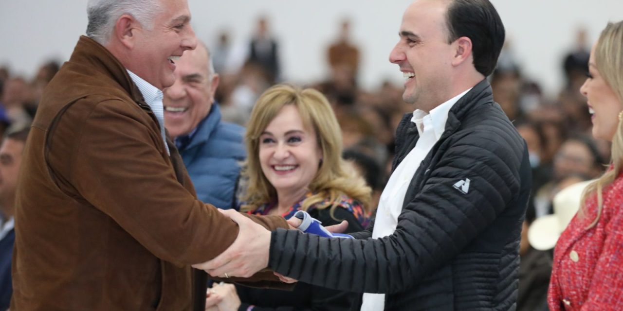 Román Cepeda externa éxito a Manolo Jiménez rumbo a la gubernatura