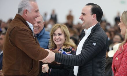 Román Cepeda externa éxito a Manolo Jiménez rumbo a la gubernatura