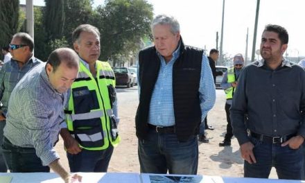 Chema Fraustro destaca beneficio de obra en Otilio, en Saltillo