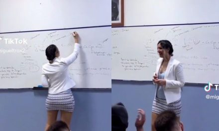 Viral: Maestra de química enciende TikTok, ‘enamora’ a miles (Video)