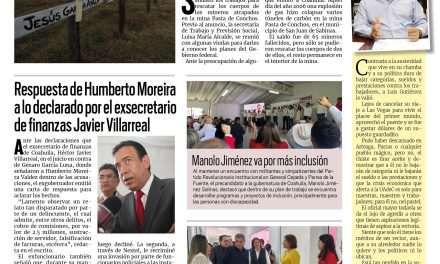 Portada Región Carbonífera [7 de febrero de 2023] En marzo se reanuda el rescate en Pasta de Conchos; hoy vence plazo para tramitar credencial del INE y más…