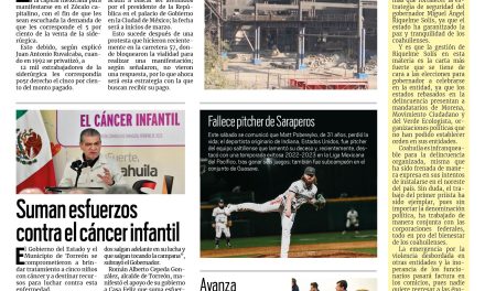 Portada RCG Centro [26 de febrero de 2023] Protestarán exobreros de AHMSA en CDMX; se casan 120 parejas y más