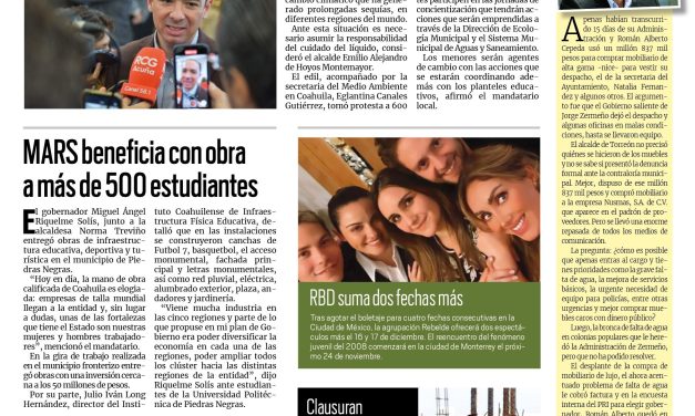 Portada Rrgión Fronteriza [1 de febrero de 2023] Rinden protesta 600 guardianes en Acuña; comienza ‘50 Días por el Agua’ en Acuña y más…