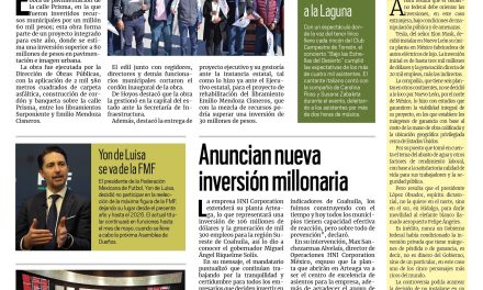 Portada RCG Fronteriza [23 de febrero de 2023] Invertirán 80 mdp en imagen urbana; avanza vacunación anticovid en niños y más