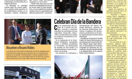 Portada RCG Fronteriza [25 de febrero de 2023]Entrega MARS patrullas en Piedras Negras; Entregan reconocimientos a estudiantes y más…