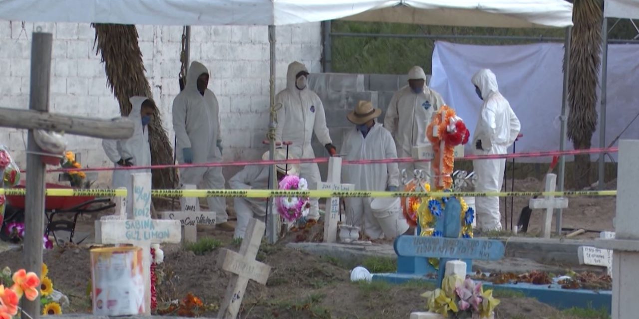 Continúan jornadas de exhumaciones masivas en Coahuila