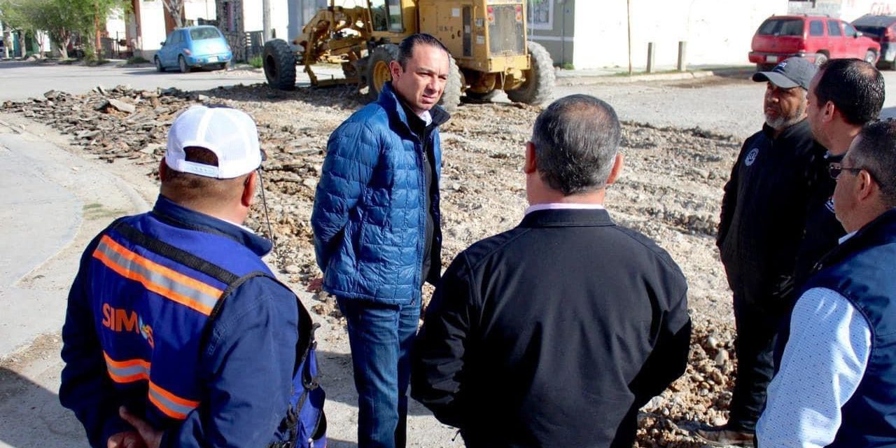 Invierte Simas Acuña cinco mdp en obras viales