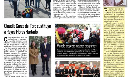 Portada Región Lagunera [2 de febrero de 2023] Capacitan a personal de panteones; se gradúan alumnos de Centros Comunitarios y más…