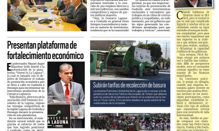 Portada RCG Lagunera [17 de febrero de 2023] MARS se reúne con directivos de Costco; darán trabajo a jóvenes rehabilitados de adicciones y más