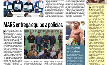 Portada RCG Laguna [21 de febrero de 2023] Dan inicio al ciclo escolar en el CONALEP; revisarán lonas y espectaculares en Torreón y más
