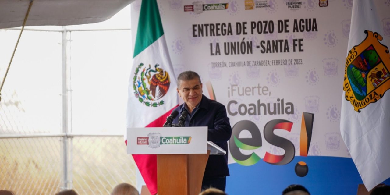 MARS entrega obras hidráulicas en Torreón