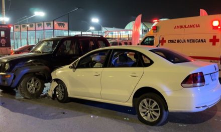 Un descuido provocó un choque en Saltillo
