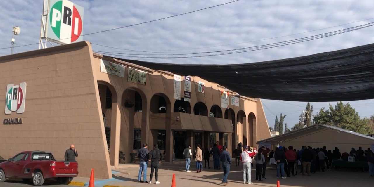 Gran participación en la elección interna del PRI en Coahuila