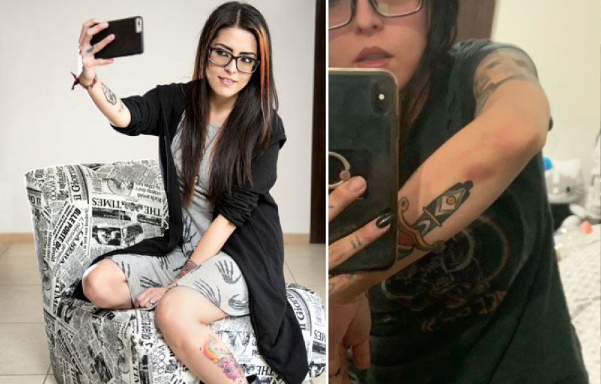 Influencer Eva de Metal denuncia a su marido por golpearla